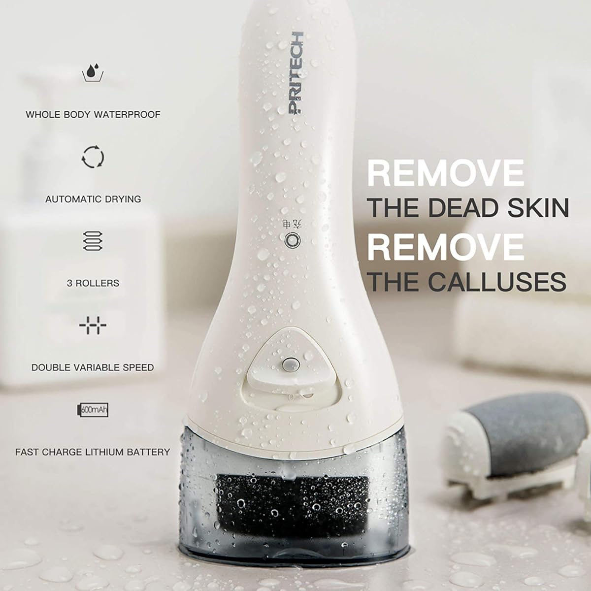 Electric Pedicure Foot File Callus Remover