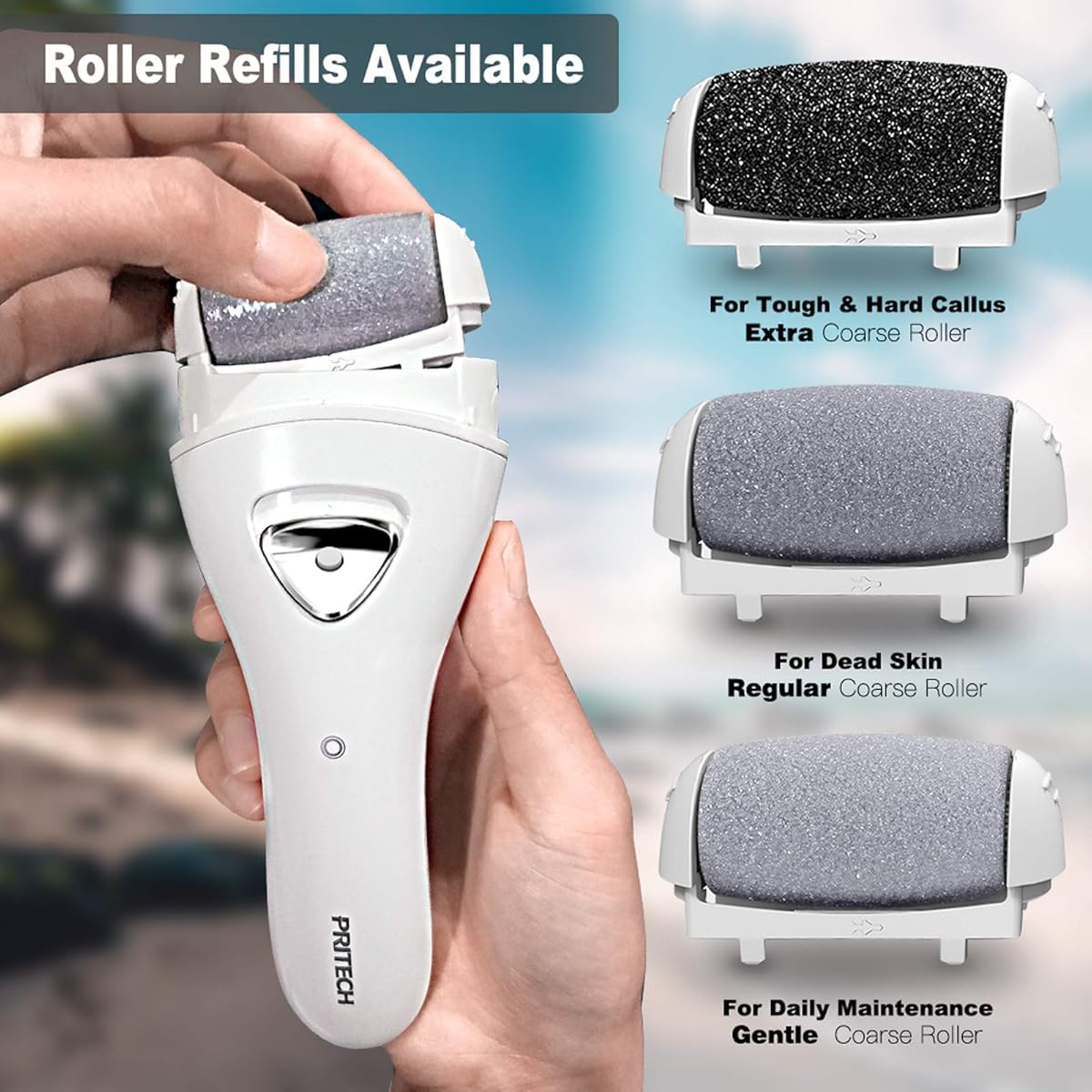 Electric Pedicure Foot File Callus Remover