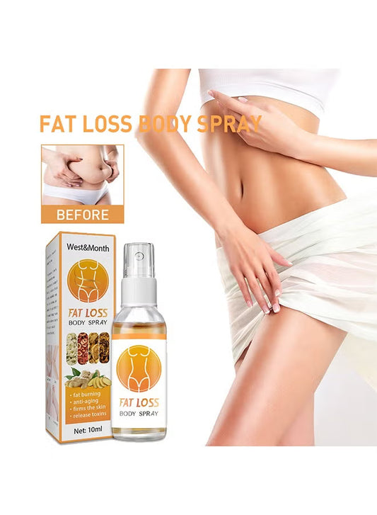 Fat Burning Body Spray – Slimming & Anti-Cellulite Metabolism Booster, Fit Plus Skin Tightening Spray 10ml