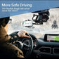 360° Car Rearview Mirror Phone Holder - Compatible with Phones and GPS